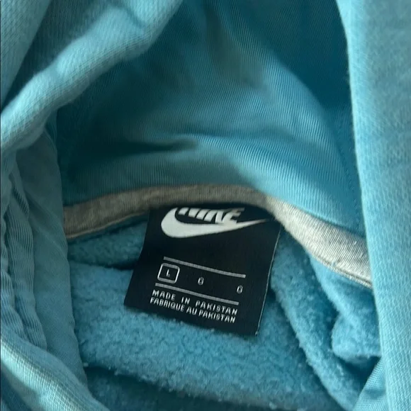 Nike Blue Sweatshirt Hoodie - Picture 2 of 3